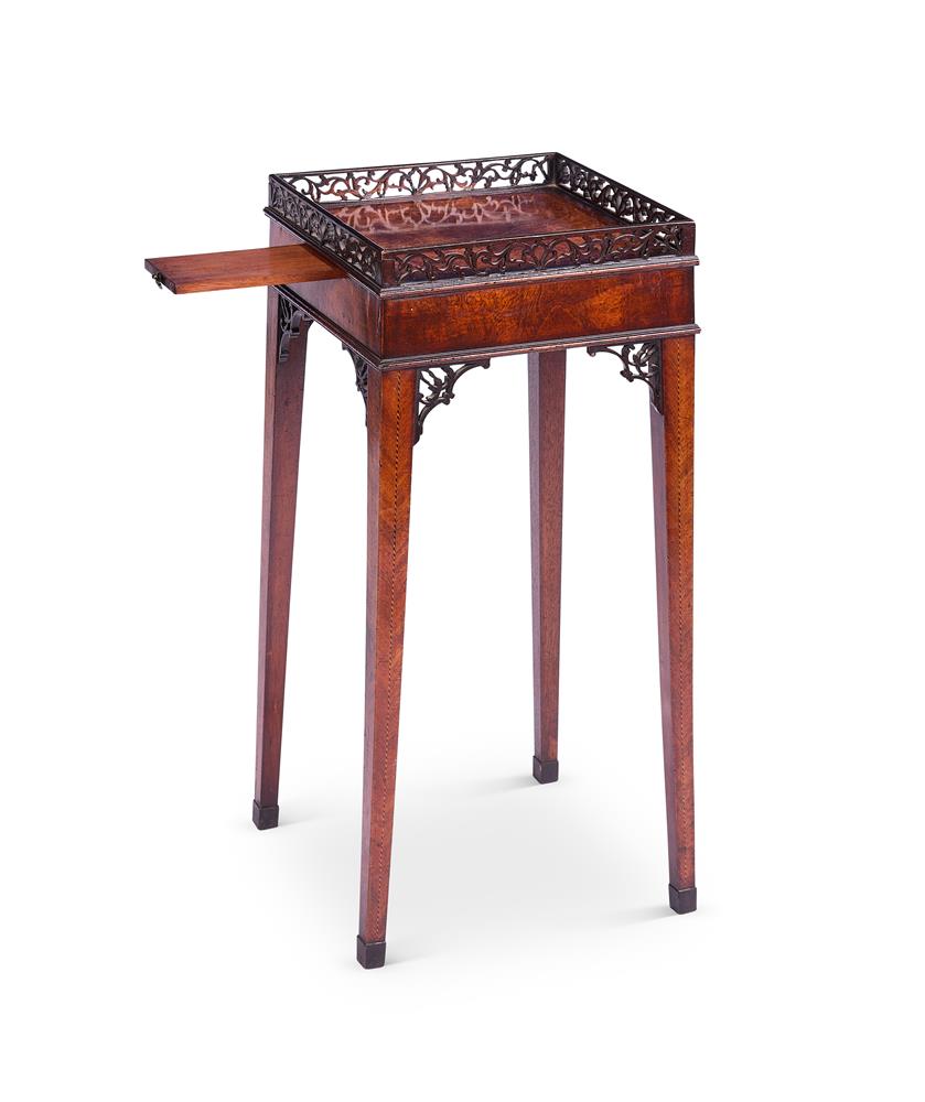 A GEORGE III MAHOGANY KETTLE STAND CIRCA 1760 - Image 2 of 3