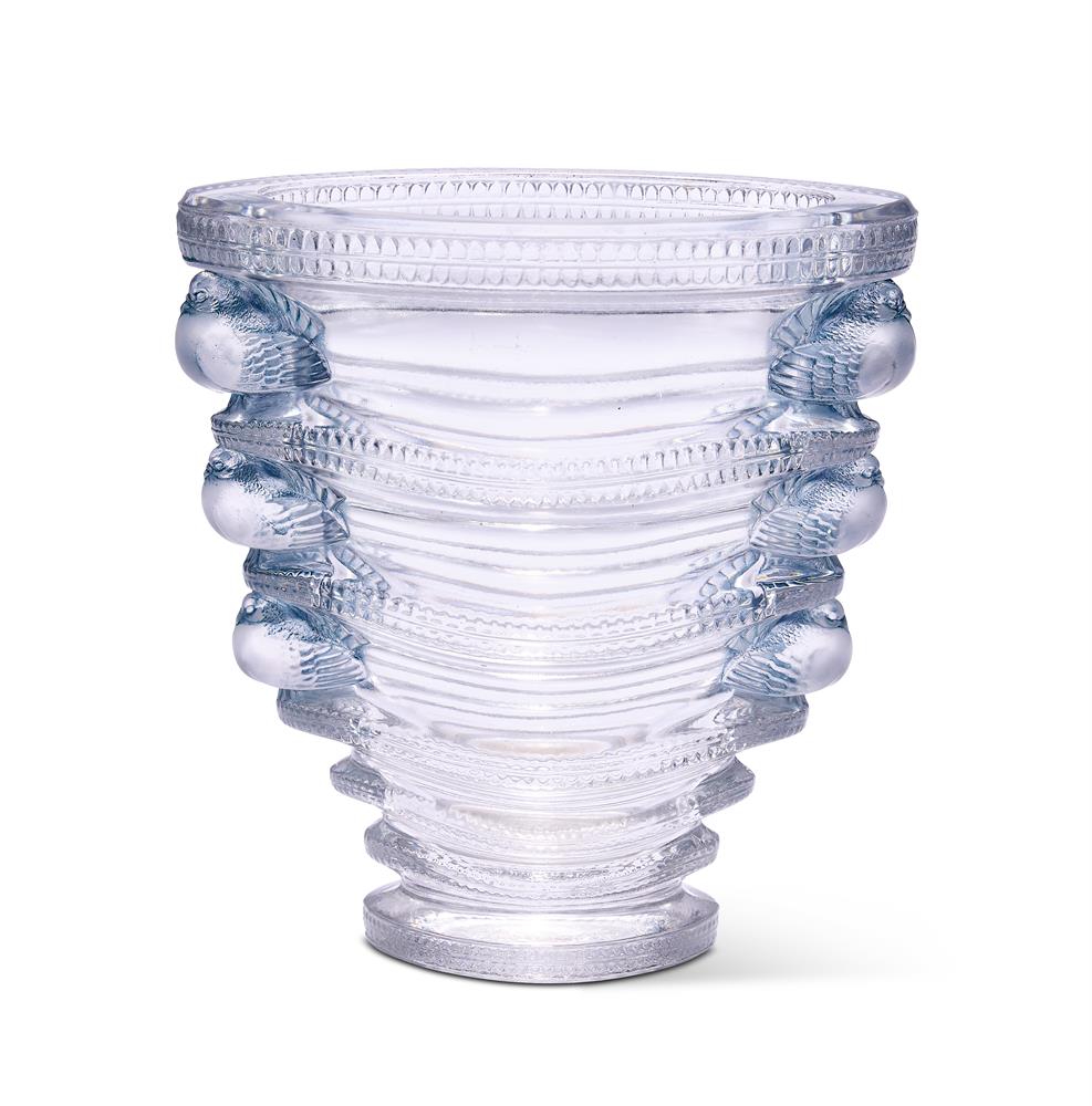 R. LALIQUE: VASE 'SAINT- MARC'DESIGNED BY RENE LALIQUE 1939