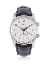 Y GIRARD PERREGAUX, TRAVELLER II, REF. 4940, A STAINLESS STEEL WRISTWATCH