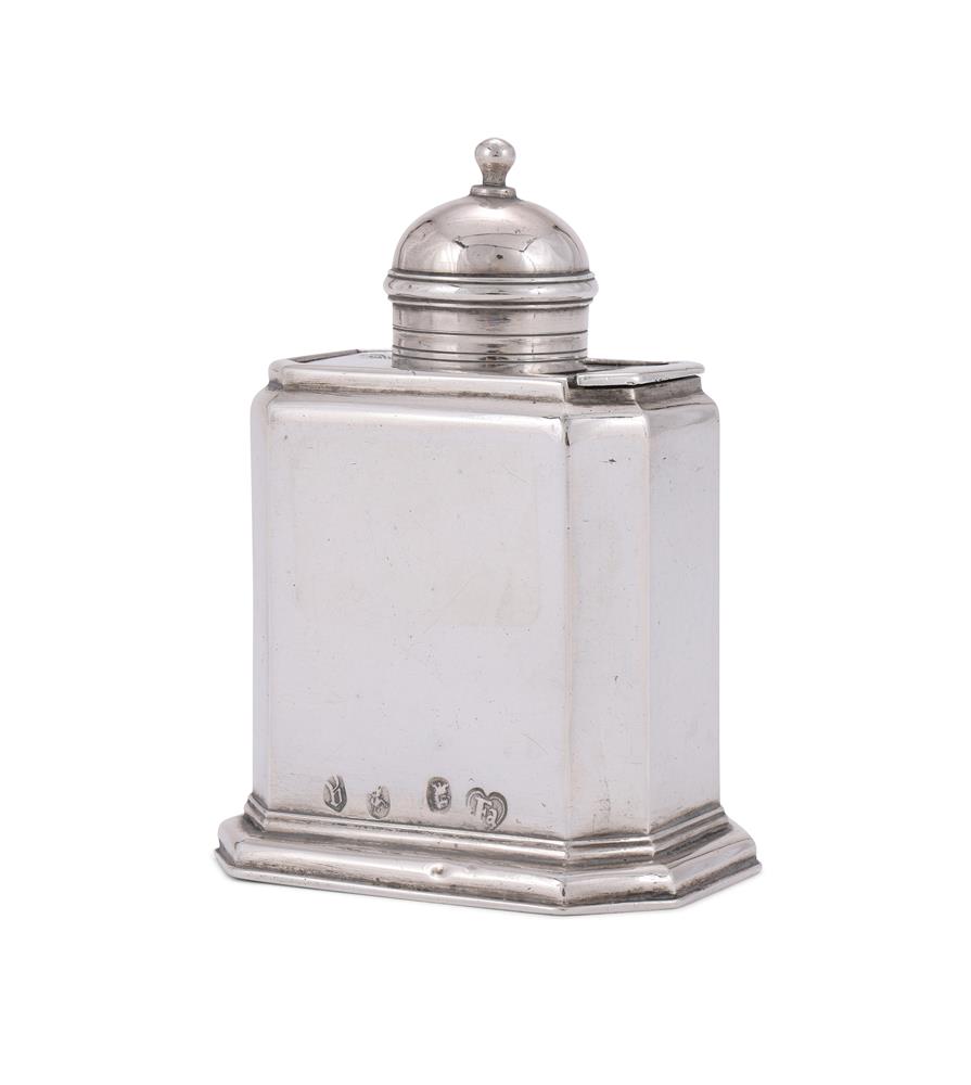 A GEORGE I SILVER BRITANNIA STANDARD TEA CADDY - Image 2 of 4