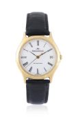 JAEGER LECOULTRE, HERAION, REF. 112.1.89, AN 18 CARAT GOLD WRIST WATCH WITH DATE