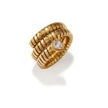 BULGARI, A DIAMOND 'TUBOGAS' RING