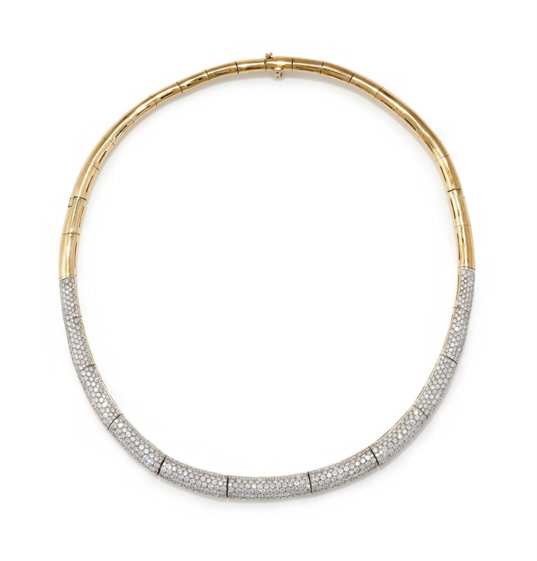 A DIAMOND COLLAR NECKLACE