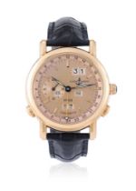 Y ULYSSE NARDIN, REF. 322-88, A LIMITED EDITION 18 CARAT GOLD PERPETUAL CALENDAR WRISTWATCH