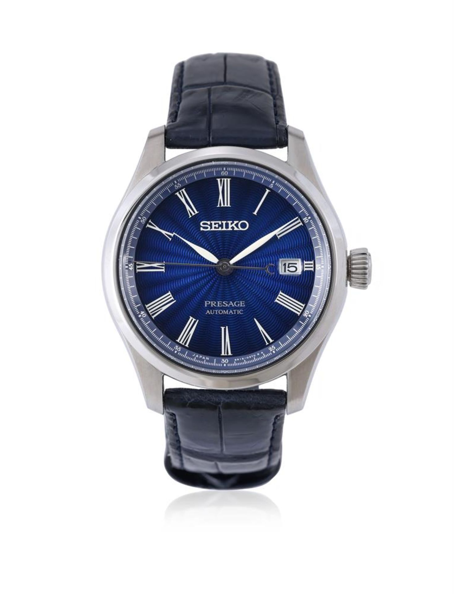 Y SEIKO, PRESAGE SHIPPO, REF. SPB075J1, A LIMITED EDITION STAINLESS STEEL WRISTWATCH WITH DATE