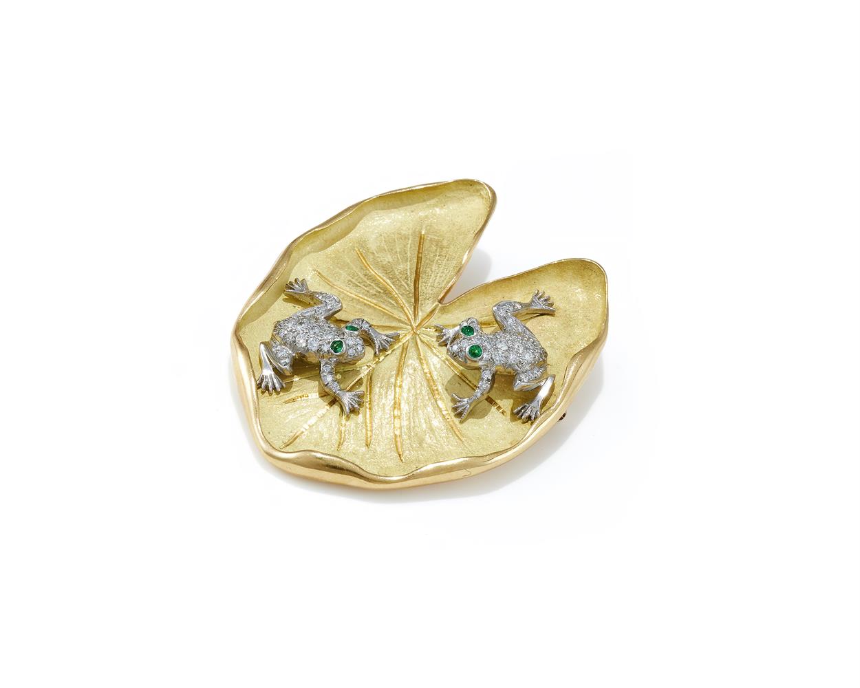 TIFFANY & CO., A GEM-SET NOVELTY BROOCH