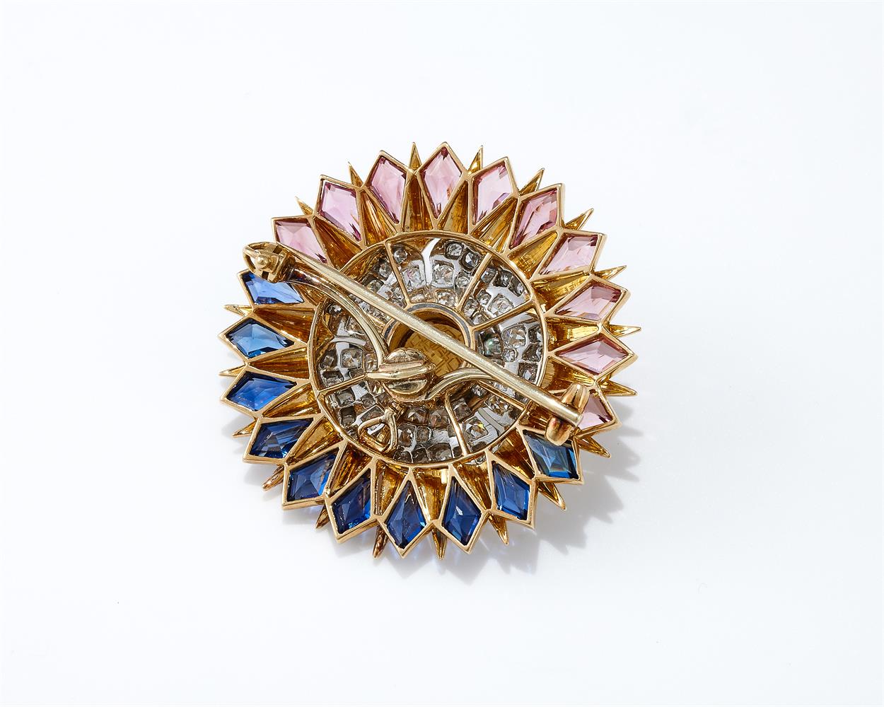 CARTIER, THE 'ELTHAM PALACE' DIAMOND AND GEM SET BROOCHES - Image 7 of 7