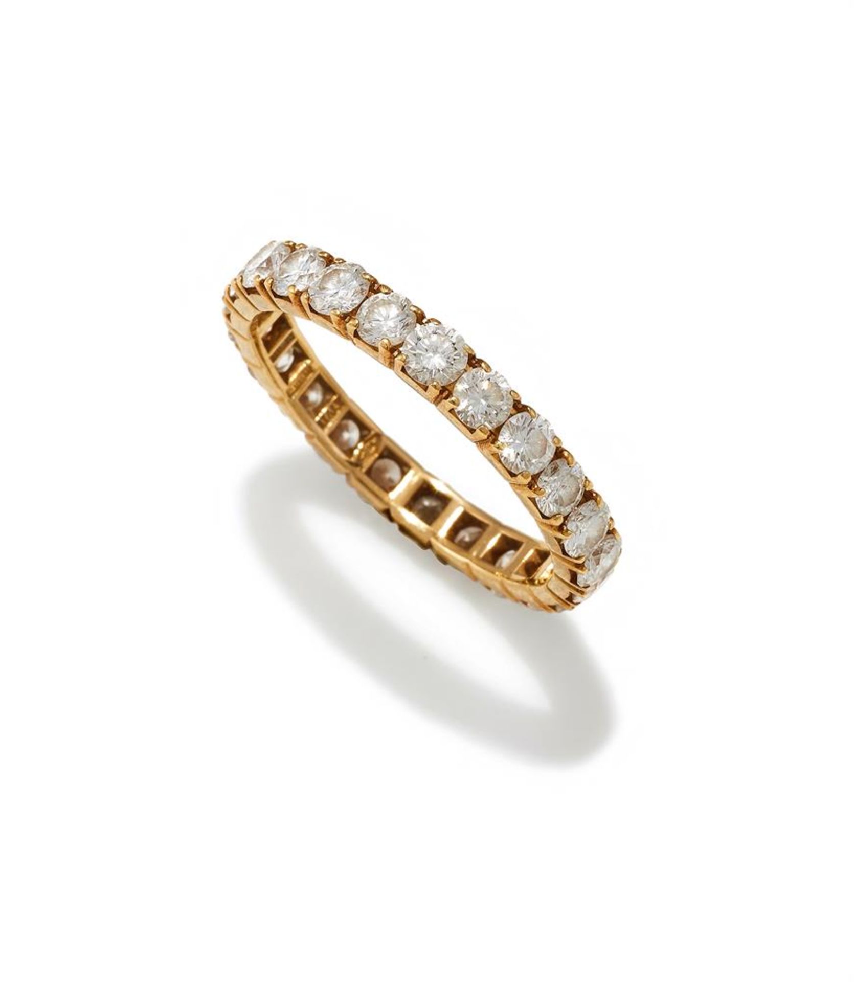 BULGARI, A DIAMOND ETERNITY RING