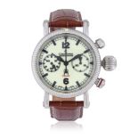 CHRONOSWISS, TIME MASTER FLYBACK, REF. CH 7633, A STAINLESS STEEL CHRONOGRAPH WRIST WATCH