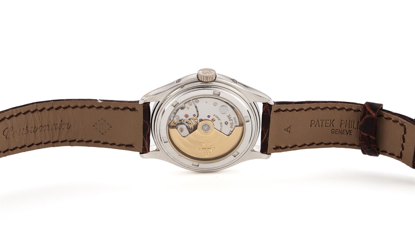 Y PATEK PHILIPPE, ANNUAL CALENDAR, REF. 5035, AN 18 CARAT WHITE GOLD CALENDAR WRISTWATCH - Image 2 of 2