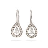 BOUCHERON, A PAIR OF DIAMOND 'AVA' EARRINGS