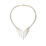 A DIAMOND FRINGE NECKLACE