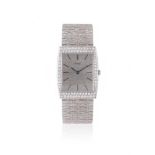 PIAGET, REF. 9675 A 6, A WHITE GOLD COLOURED AND DIAMOND BRACELET WATCH
