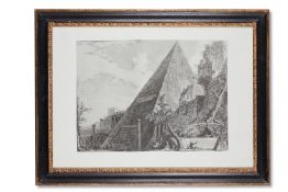 AFTER GIOVANNI BATTISTA PIRANESI, A SET OF TEN MODERN PRINTS OF CLASSICAL RUINS