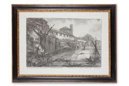 AFTER GIOVANNI BATTISTA PIRANESI, A SET OF TEN MODERN PRINTS OF CLASSICAL RUINS
