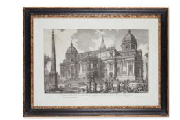 AFTER GIOVANNI BATTISTA PIRANESIA SET OF TWELVE MODERN PRINTS OF CLASSICAL RUINS