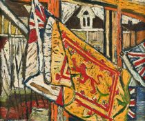 λ JOHN BRATBY (BRITISH 1928-1992), PART OF ROYAL STANDARD