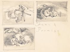 λ KEITH VAUGHAN (BRITISH 1912-1977), FAME & PROMISE - 3 DRAWINGS