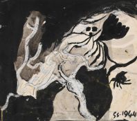 λ GRAHAM SUTHERLAND (BRITISH 1903-1980), STUDY OF FIG TREE AGAINST LANDSCAPE