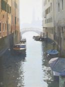 λ PETER KELLY (BRITISH 1931-2019), SAN GIORGIO MAGGIORE IN THE MIST