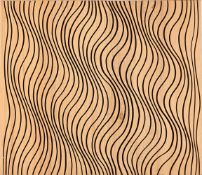 λ BRIAN WILLSHER (BRITISH 1930-2010), UNTITLED (HOMAGE TO BRIDGET RILEY SERIES)