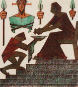 λ Sybil Andrews (1898-1993) Pilate: Station I, from Stations of the Cross (Coppel SA 53)