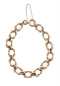 A 9CT GOLD BRACELET
