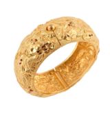 A HINGED DRAGON BANGLE