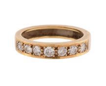 A DIAMOND HALF ETERNITY RING