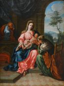 FOLLOWER OF CARLO MARATTA, THE HOLY FAMILY AND SAINT ANNE