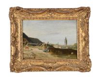 CIRCLE OF GUILLAM DUBOIS (DUTCH 1610-1680), BY THE ROADSIDE