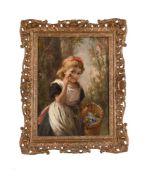 AUGUSTUS EDWIN MULREADY (BRITISH 1844-1904), THE FLOWER GIRL