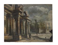NORTH ITALIAN SCHOOL (18TH CENTURY), ARCHITECTURAL CAPRICCIO