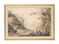 FOLLOWER OF WILLIAM PAYNE, CLASSICAL LANDSCAPE