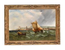 WILLIAM CALCOTT KNELL (BRITISH 1830-1880), DUNDEE LOOKING FROM THE SEA