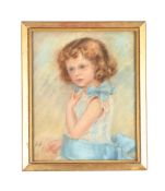 M. L. ORDE (BRITISH FL. 1896-97), PORTRAIT OF BRITA CEDERSTROM