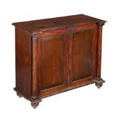 A GEORGE IV MAHOGANY SIDE CABINET, CIRCA 1830