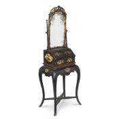 A RARE PAINTED DRESSING STAND DECORATED IN THE CHINESE TASTE