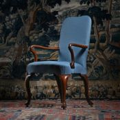 A GEORGE I WALNUT ARMCHAIR, CIRCA 1720