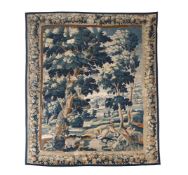 A FLEMISH VERDURE TAPESTRY, 18TH CENTURY