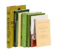 Ɵ REFERENCE BOOKS RELATING TO BAROMETERS, EIGHT VOLUMES: