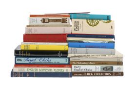 Ɵ GENERAL HOROLOGICAL REFERENCE BOOKS MAINLY RELATING TO EARLY CLOCKMAKING, TWENTY PUBLICATIONS: