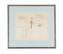 λ CHRISTOPHER WOOD (BRITISH 1901-1930), FIGURE IN A STREET