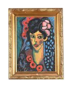 AFTER ALEXEJ VON JAWLENSKY, PORTRAIT OF A SPANISH LADY