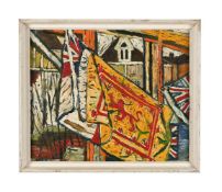 λ JOHN BRATBY (BRITISH 1928-1992), PART OF ROYAL STANDARD