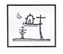 λ ALAN DAVIE (SCOTTISH 1920-2024), ONE HALF MILE EAST