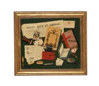 BRITISH SCHOOL (19TH CENTURY), BELL'S LIFE IN LONDON, A TROMPE L'OEIL DISPLAY OF VICES