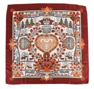 HERMÈS, DÉCOUPAGES, A SILK SCARF