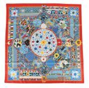 HERMÈS, COLLECTIONS IMPÉRIALES, A SILK SCARF
