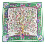 HERMÈS, FANTAISIES INDIENNES, A SILK SCARF